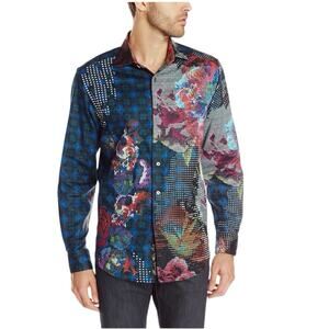 Robert Graham Limited Edition Dress Shirt “In Full Bloom” Size 2XL.  #790/1621